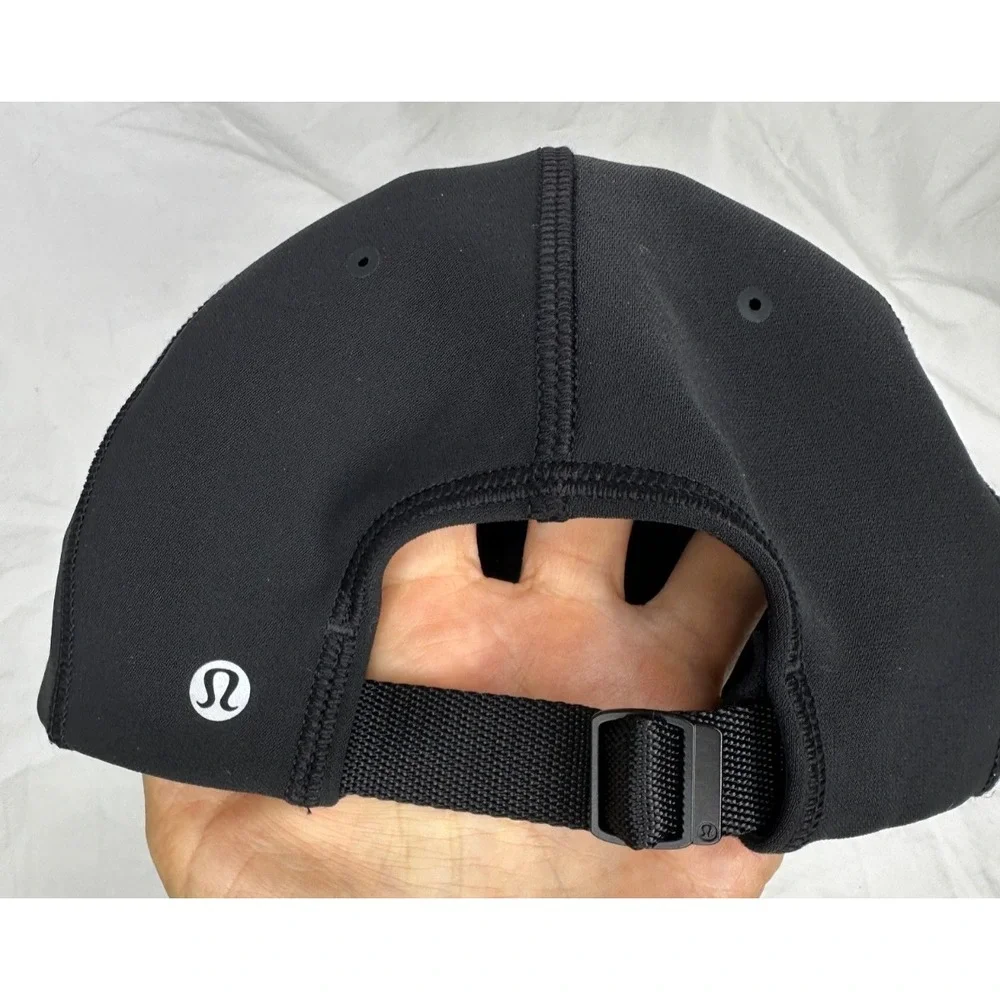 Lululemon Women Hat Baseball Cap Black One Size OS Adjustable Classic Activewear